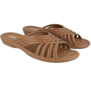 OKABashi slipon shoes crossstrap color toffee size L 9.5-10.5 slip resistant NWT